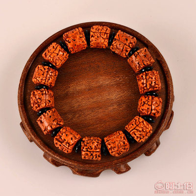 墨君竹扇形无齿大金刚菩提佛珠手串 匠心工艺，禅意生活