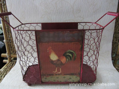 精典家居宝贝 铁艺鸡蛋篮子摆饰，赋予空间艺术气息